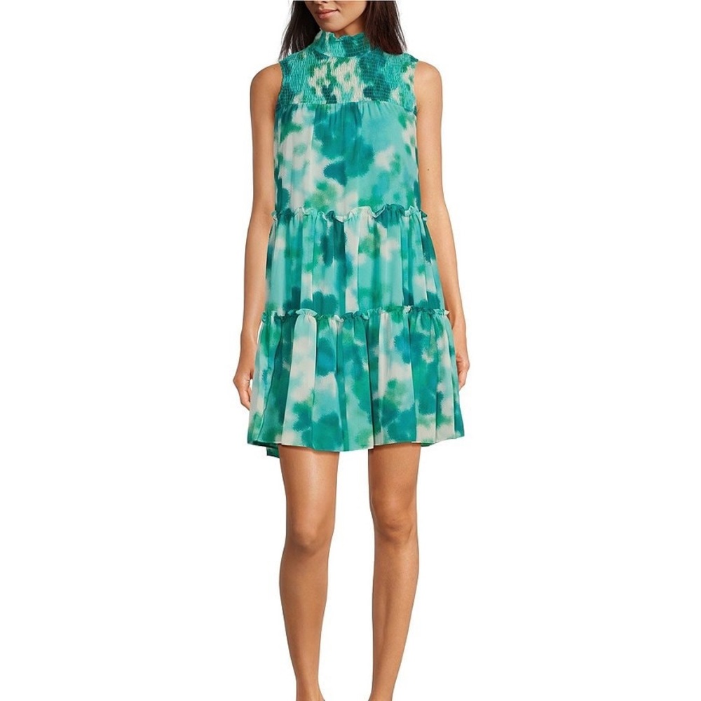 NWT, Aqua & White Taylor Dress, size m